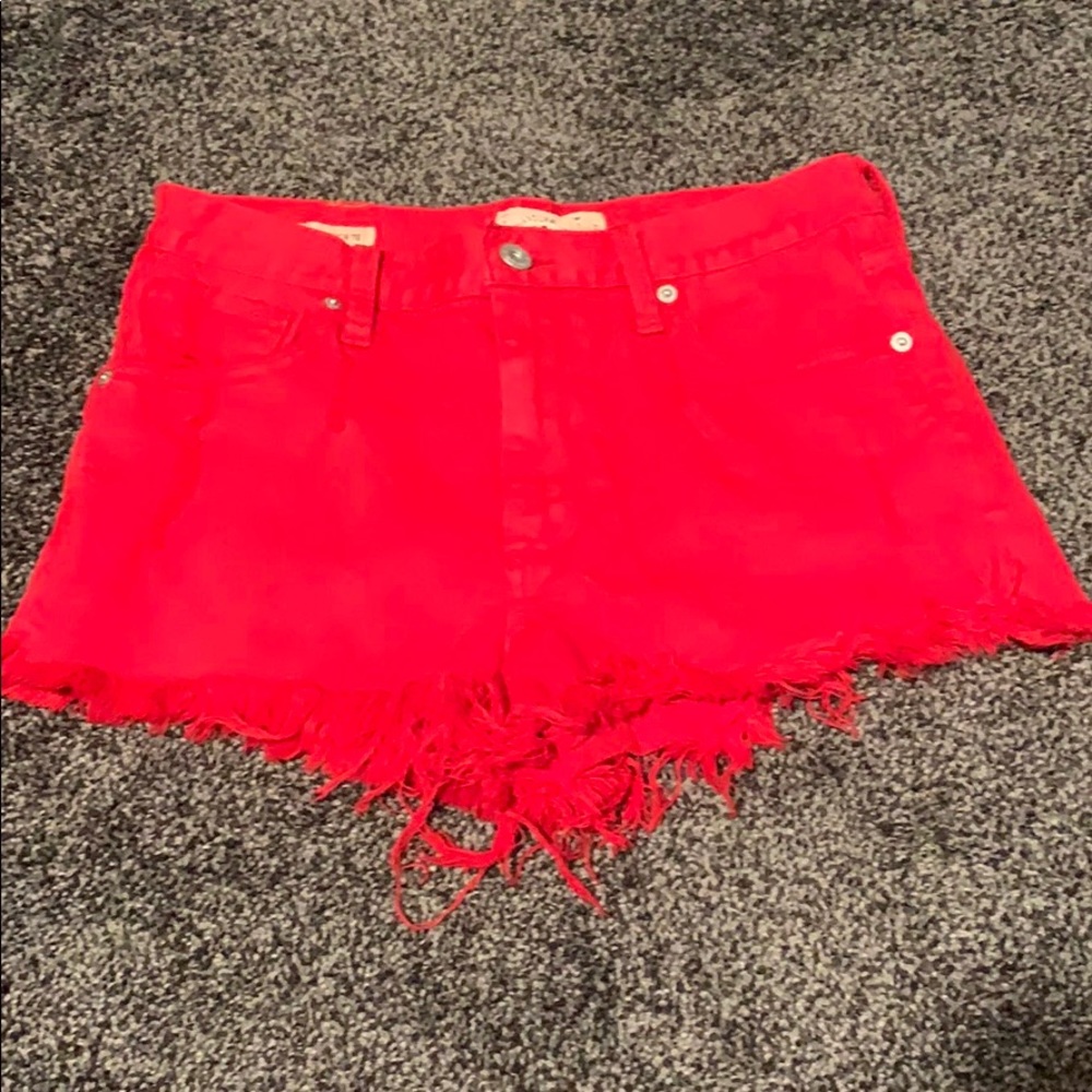 High rise shortie shorts from lucky brand